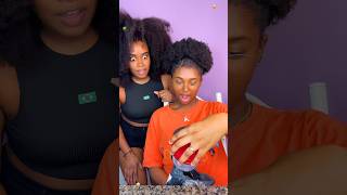 TESTANDO NO CABELO CRESPO haircut hair hairstyle fyp viralvideo viralshorts foryoupage [upl. by Samy]