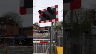 Car Gets Blocked On Crossing As Barriers Lower Highams Park Level Crossing Greater London [upl. by Jaf850]