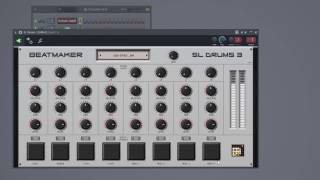 Beatmaker SL Drums 3 Free Drum Machine VST Plugin WalkthroughDemo [upl. by Gibrian]