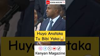 quotAnataka tu bibi yakoquot when MP Junet Mohamed cracked up Uhuru Kenyatta and Raila Odinga [upl. by Vlad]