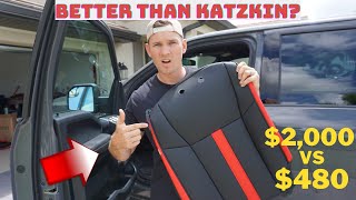 Are These Seat Covers BETTER Than Katzkin Kustom Interior Ford F150 Leather Seat Covers [upl. by Collie]