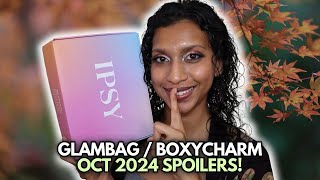 IPSY OCTOBER 2024 GLAMBAG amp BOXYCHARM Powerpicks amp Spoilers [upl. by Akedijn]