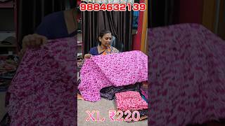 To order 9884632139 whats app pannuga dress NIGHTY nightdress dress onlineshopping [upl. by Aikkin]