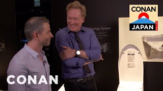 Conan amp Jordan Visit The Toto Toilet Showroom  CONAN on TBS [upl. by Larochelle920]