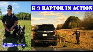 K9 RAPTOR helps locate drug load and cash from drug mule  Arkansas State Police catch another [upl. by Bohlen790]