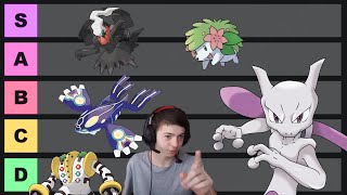 Legendary And Mythical Pokemon Tier List  Tyler Browne [upl. by Mansoor922]