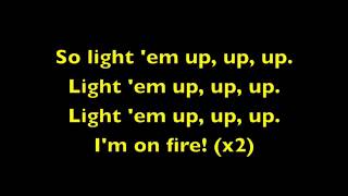 Light Em Up Fall Out Boy Lyrics [upl. by Arutak]