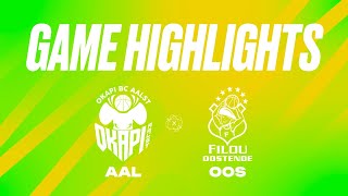 Okapi Aalst vs Filou Oostende  Game Highlights [upl. by Chor988]