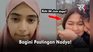 Postingan Nadya Mustika Rahayu Ketika Rizki DA Cium Perempuan lain [upl. by Alene958]