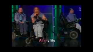 Wheelchair cover song  Aha Take on me [upl. by Symer604]