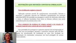 12 Aula Fertilizantes Orgânicos parte 1 [upl. by Anola]