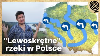 Dlaczego rzeki w Polsce tak często skręcają quotw lewoquot 🗺️ Motyl i Globus 30 [upl. by Funda]