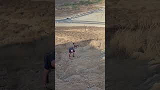 Can You Do This Bear crawl mountain with weight vest and pack hardwork hiking outdoorworkout [upl. by Haman259]