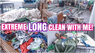 EXTREME LONG CLEAN WITH ME  MESSY HOUSE TRANSFORMATION  EXTREME CLEANING MOTIVATION 2024 [upl. by Itra]