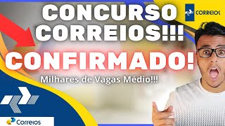 Concurso Correios está confirmadoTudo sobre os correios e Concurso 2023 MédioMilhares de Vagas [upl. by Aldas]