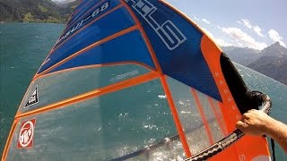 The RRD XFire Lightwind v1  Slalom windsurfing in very low winds [upl. by Adiell98]