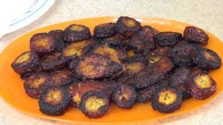 Receta de Platanos Maduros Fritos  Como Hacer platanos machos [upl. by Alia]