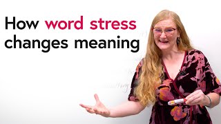 Word Stress 1 Sentence 7 Different Meanings [upl. by Desi]