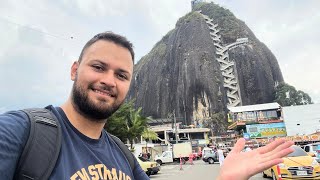 ASÍ ES SUBIR LOS 720 ESCALONES DE LA PIEDRA DEL PEÑOL EN COLOMBIA [upl. by Igiul]