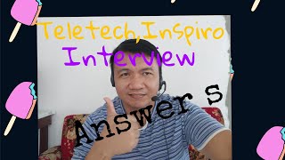 Teletech Inspiro interview call center question Why do you want this job [upl. by Bledsoe]