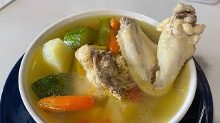 CALDO DE POLLO CON VERDURAS  NUTRITIVO Y DELICIOSO marilinnvlogs [upl. by Nnylsia]