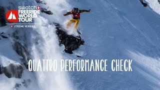 Audi quattro Performance Check  Xtreme Verbier  Swatch Freeride World Tour 2016 [upl. by Aray170]