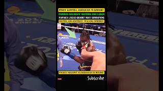 NAKO WASAK PINOY NAKIPAG SABAYAN SA HALIMAW NA BOXER NG JAMAICA AYAW PAAWAT GRABE [upl. by Odnalro525]