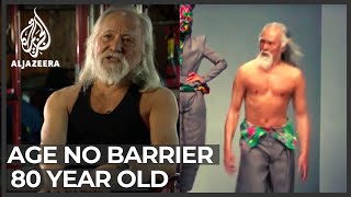 80yearold on the catwalk in China  Al Jazeera English [upl. by Oribel]