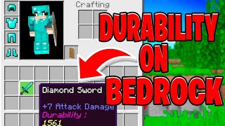 How To Get Item Durability Viewer In Minecraft Bedrock  Android IOS Windows 11 Xbox PS5 [upl. by Durwood]