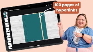 Create a Digital Planner in Canva 📒  hyperlinked digital planner tutorial [upl. by Christensen879]