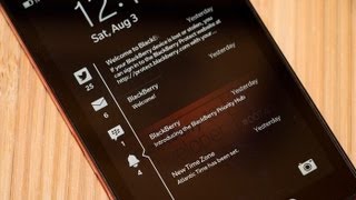 Quick Look BlackBerry 102 lock screen notifications [upl. by Addiel]