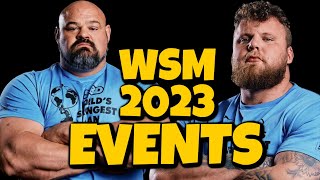 Worlds Strongest Man 2023 Events and Date Adjustment [upl. by Anillek]