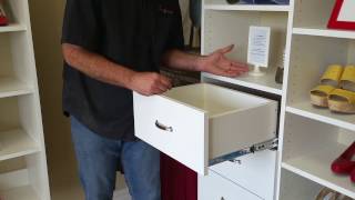 How to Remove A Drawer with Full Extension Guides [upl. by Anyar784]