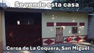 Se vende esta casa en Colonia Betania San Miguel [upl. by Donavon]