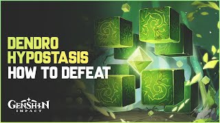 How to Defeat Dendro Hypostasis Quelled Creeper Location  Genshin Impact 32 [upl. by Gavriella211]