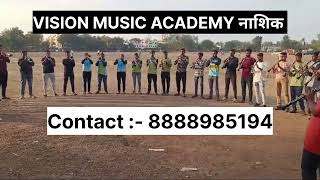 राष्ट्रगीत trampet and clarinet  Vision Music Academy Nashik  Bandsman police policeband [upl. by Vasileior]