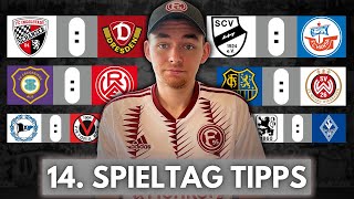 VERSENKT DIE KOGGE WEITERHIN IHRE GEGNER 😱💣   MEINE TIPPS ZUM 14 SPIELTAG DER 3 LIGA ⚽️ [upl. by Eittak]