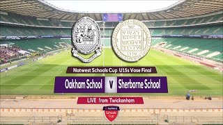 NatWest Schools U15 Vase 2015 FINAL Oakham School vs Sherborne School Highlights [upl. by Aneled]