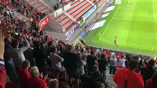 01092019 Sfeer RAFC fans in Zulte Waregem [upl. by Ttenaj73]