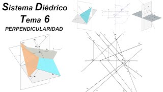 Perpendicularidad en Sistema Diédrico  Tema Completo 6 [upl. by Lyj266]