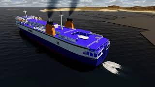 Ship Simulator Realistic Steam Trailer  Free Demo [upl. by Ariik]