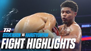 Shakur Stevenson Puts On A Clinic At Home  FIGHT HIGHLIGHTS [upl. by Lahsram]