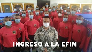 Ingreso de aspirantes a la ESCUELA DE FORMACION DE INFANTERIA DE MARINA  Armada Nacional [upl. by Rance]