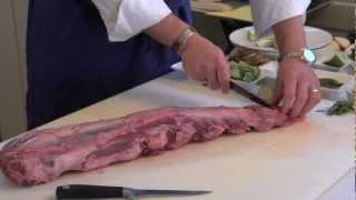 How to clean a whole tenderloin with Chef Dean Corbett [upl. by Hayotal570]