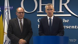 Stoltenberg Nato snažno podržava teritorjalni integritet BiH [upl. by Miguela]