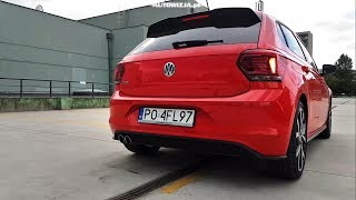 VW Polo GTI 20 TSI 200 DSG sound exhaust sound revs start up sound launch control [upl. by Fotzsyzrk]