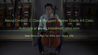 Demonstration of Bernd Dimbath C Class Ruggieri Cello [upl. by Japheth]