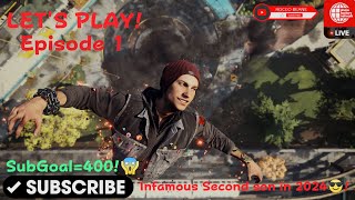 LETS PLAYInfamous second Son Episode 1 PS5 [upl. by Nnayelsel]