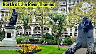 Big Ben and a Walk through Londons Whitehall and the Victoria Embankement Gardens [upl. by Marcoux]