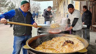 Delicious pilaf from a professional chef in Namangan [upl. by Allicirp]